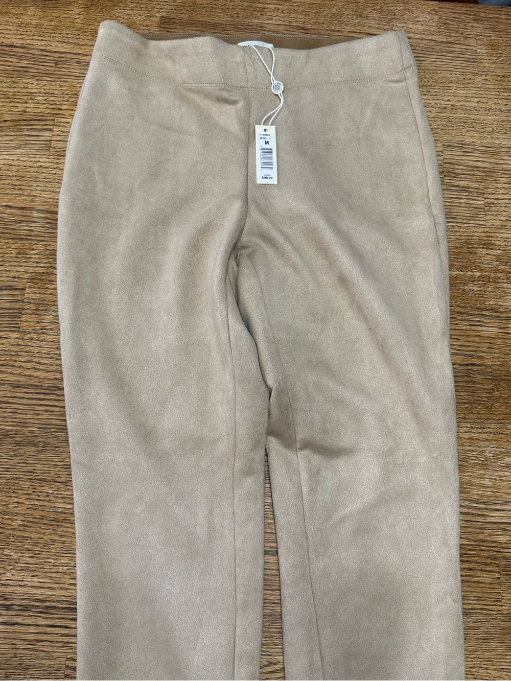 Max Studio Tan Pull-On Pants